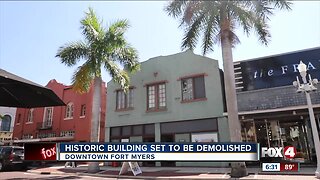 Historic building set to be demolished in downtown Fort Myers