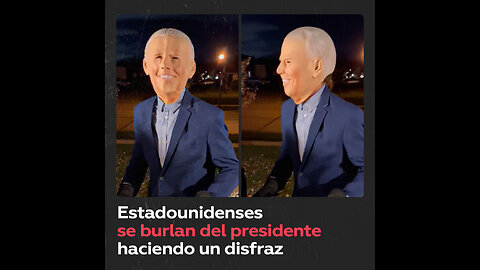 Incluso un disfraz de Joe Biden tropieza: Halloween en EE.UU.