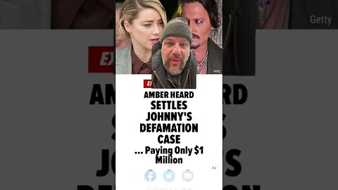 Amber Heard settles with Johnny Depp #shorts