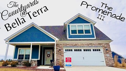 West Lafayette, IN | The Courtyards at Bella Terra | Promenade 3 Model | 3 Bed 3 bath luxury ranch