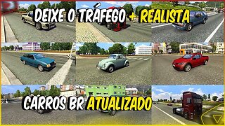 DEIXE O TRÁFEGO DO JOGO MAIS REALISTA COM ESSE MOD DE CARROS BRASILEIROS ETS2 1.46 1.47 BETA