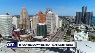 Breaking down Detroit's Airbnb policy