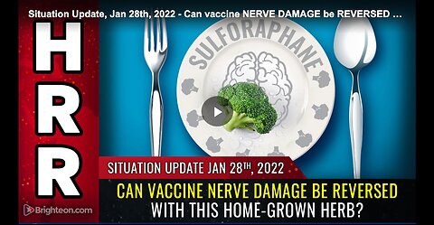Can vaccine NERVE DAMAGE be REVERSED with this home-grown herb?
