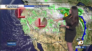 10News Pinpoint Weather with Meteorologist Angelica Campos