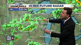 Michael Fish's NBC26 Storm Shield weather forecast