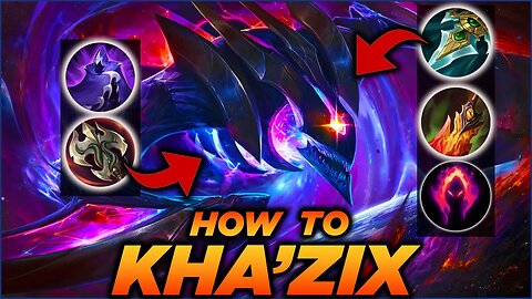 How To Play Kha'Zix Jungle - Kha'Zix Jungle Guide Season 13! League of Legends EDU Commentary