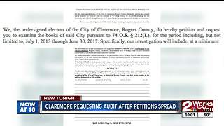 Claremore requesting audit after petitions spread