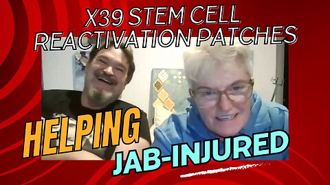 How the X39 Stem Cell Patches assisted Jeff and his Wife's body to heal after jab injury 🙌