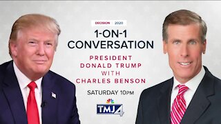 TMJ4 News' Charles Benson to speak with President Trump ahead of Janesville campaign stop