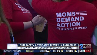 Gun safety advocates testify in Annapolis in support of background check legislation