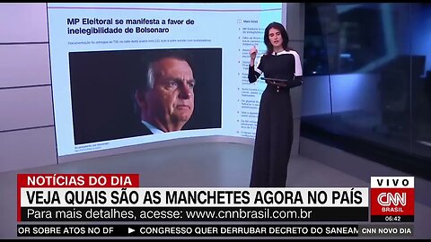 MP Eleitoral se manifesta a favor de inelegibilidade de Bolsonaro | @shortscnn
