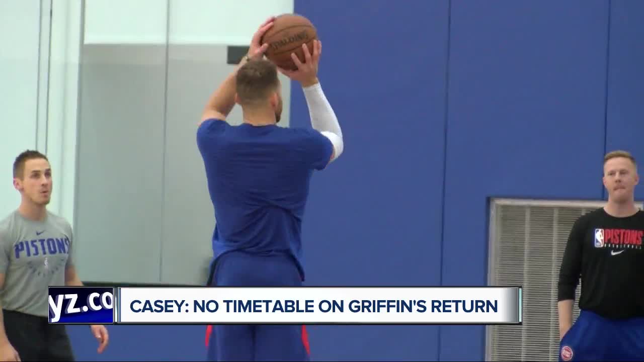 Dwane Casey said no timetable for Blake Griffin's return