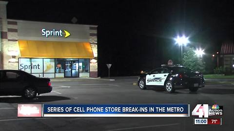 Shawnee, Olathe police investigating overnight break-ins at cellphone stores