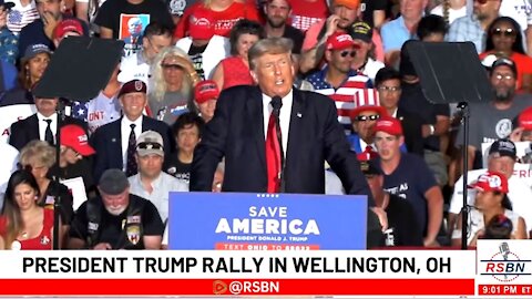 Random Scenes of the YUUUUUGE Trump Rally in Wellington OH