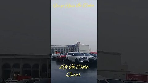 First Rain 🌧️ In Doha Qatar 2022 #qatarrain