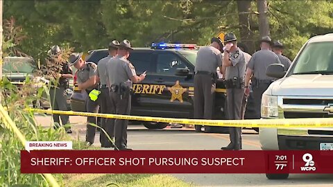 Middletown K9 officer shot while pursuing murder suspect