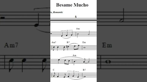 Besame Mucho, Consuelo Velazquez [TRUMPET COVER] [ Bb Instr. PLAY ALONG]