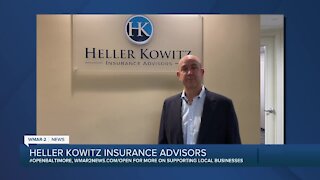 Heller Kowitz Insurance Advisors in Timonium says "We're Open Baltimore!"