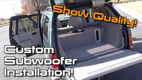 Installing A Custom Subwoofer Box Worthy Of A Show Truck! Jimmy Resto Ep.18