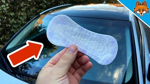 That's why EVERYONE should stick a PANTY LINER in the CAR 💥 (Ingenious TRICK) 🤯