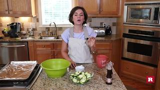 Zucchini parmesan chips with Elissa the Mom | Rare Life