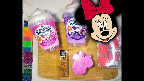 🌈 GLITTER SLIME SENSORY MIX 🌈 MINNIE MOUSE RAINBOW BATH BOMB SPRINKLES FUN 🌈 FOR KIDS 🌈 ADULTS ASMR