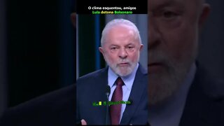 Lula detona Bolsonaro - Debate JN