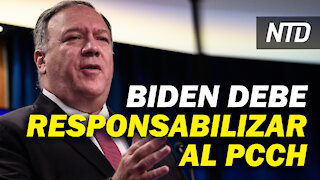 Pompeo: Biden debe responsabilizar al PCCh; Discurso de candidata de Biden provoca controversia |NTD