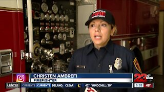 Local female firefighter explains why she got involved in firefighting