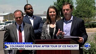 Colorado's Democratic members of Congress discuss Aurora ICE facility visit