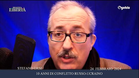 Conflitto russo-ucraino. PIAZZA LIBERTA', intervento di Stefano Orsi