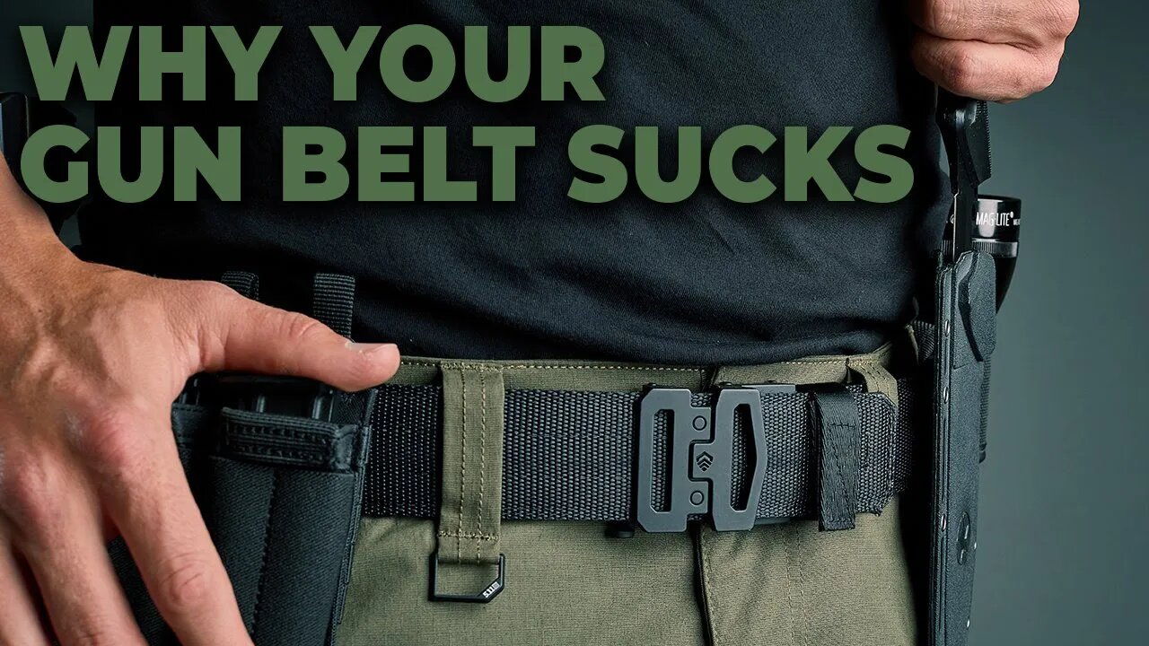 Why Your Gun Belt Sucks! | Kore EDC Gun Belt Review, Concealed Carry