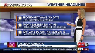Bakersfield's second heatwave has officially ended