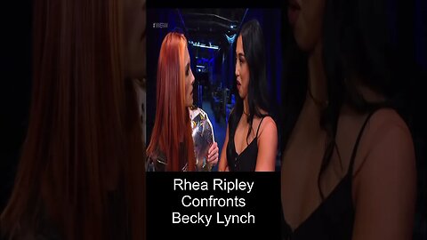 WWE Shorts. Rhea Ripley confronts Becky Lynch. #wwe #wrestling #cmpunk