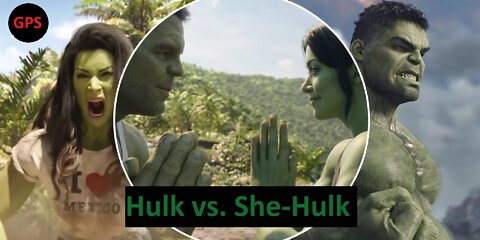 The Hulk Vs She-Hulk Fight | She-Hulk S01 Fight Scene | Hulk vs She Hulk | GPS ||