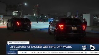 Lifeguard attacked after getting off work