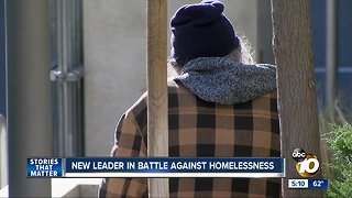 New leader in battle against homelessness
