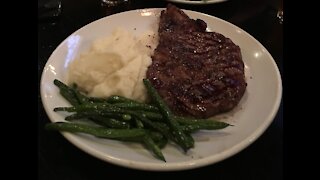 Delicious BBQ Steak with Mushrooms & fresh Asparagus. - #03