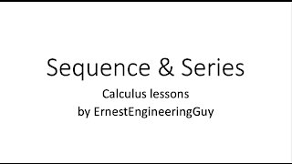 Sequence & Series (Calculus)