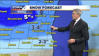 Flurries tonight and Saturday, wet snow and windy on Sunday