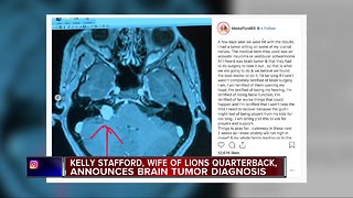 Kelly Stafford, wife of Matthew Stafford, having brain surgery to remove tumor