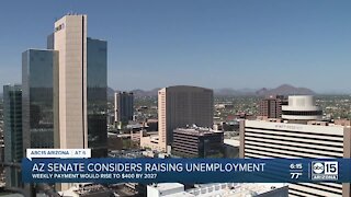 Arizona senate considers raising unemployment