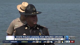 State Police looking for impaired drivers through Labor Day on US 50