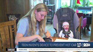 Teenager looks to prevent hot car deaths