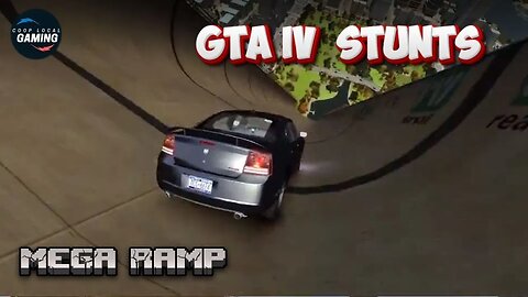 Grand Theft Auto IV in 2023 - Crashes on Mega Ramp with Real Cars
