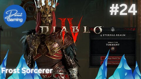Diablo 4 EP #24 | Tier 4 Frost Sorcerer - Ice Shards, Blizzard | Livestream