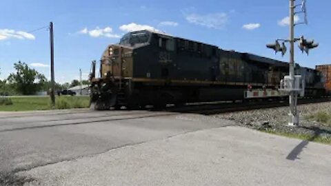 CSX Intermodal Train from Bascom, Ohio August 31, 2020