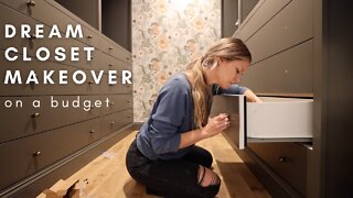 Dream Closet Makeover On A Budget [Part 2 of 2- The Reveal!]