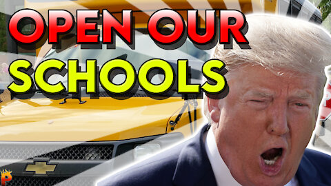 OPEN THE SCHOOLS - Sean Hannity Donald Trump Melania Kamala Harris Fox news
