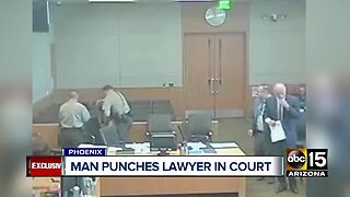 Man punches lawyer in court